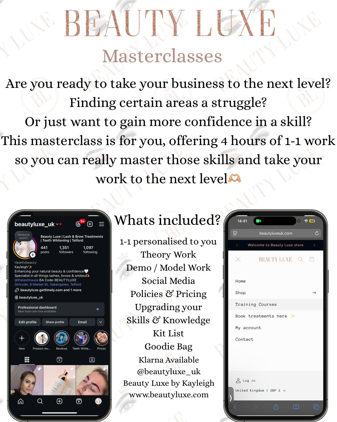 1-1 4hr Masterclass Mentoring