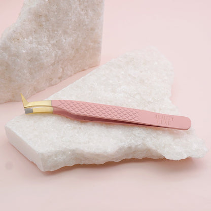 Fibre Grip Boot Leg Tweezer - Pink